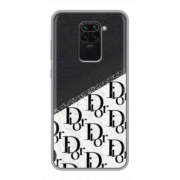 Чехол с рисунком «Диор» для Xiaomi Redmi Note 9