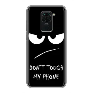 Чехол с прикольным текстом на Xiaomi Redmi Note 9 (Dont)