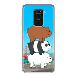 Чохли з Пандами на Xiaomi Redmi Note 9 (Друзі)