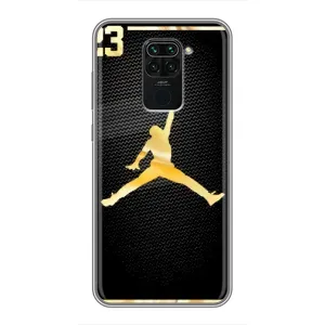 Силіконовый Чохол Nike Air Jordan на Редмі Нот 9 (Джордан 23)