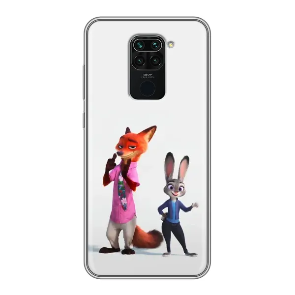 Чехол с рисунком «Джуди и Ник» для Xiaomi Redmi Note 9 Чехол с рисунком «Джуди и Ник» для Xiaomi Redmi Note 9