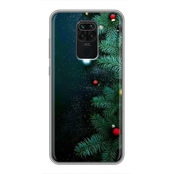 Чехол с рисунком «Елка» для Xiaomi Redmi Note 9 Чехол с рисунком «Елка» для Xiaomi Redmi Note 9