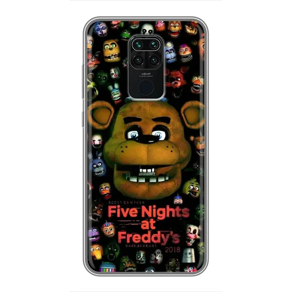 Чехол с рисунком «Freddy» для Xiaomi Redmi Note 9