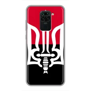 Чохли УПА (Червоно-Чорний) на Xiaomi Redmi Note 9 (Герб України)