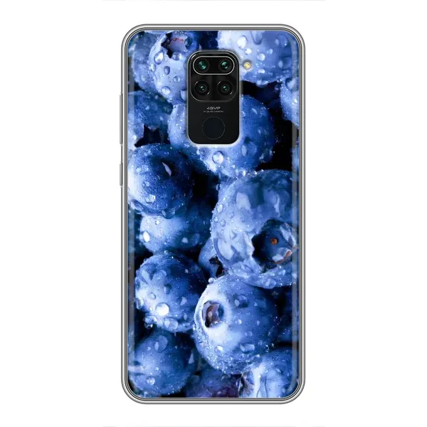 Чехол с рисунком «Голубика» для Xiaomi Redmi Note 9 Чехол с рисунком «Голубика» для Xiaomi Redmi Note 9
