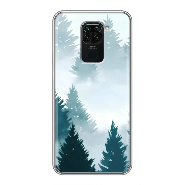 Чехол с рисунком «Горный лес» для Xiaomi Redmi Note 9 Чехол с рисунком «Горный лес» для Xiaomi Redmi Note 9