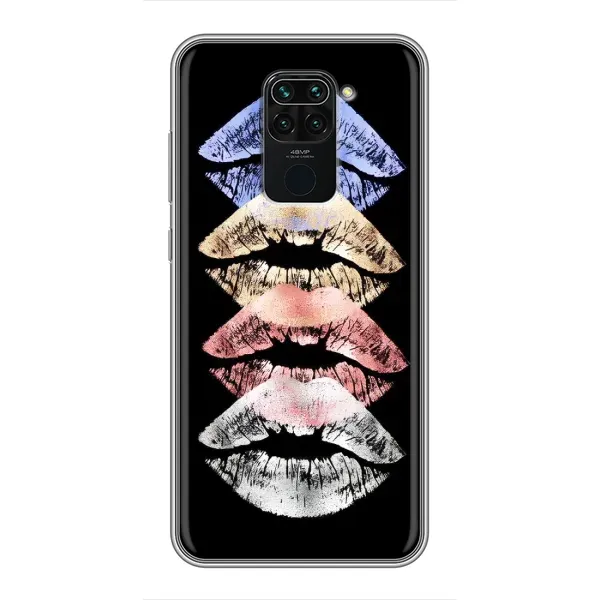 Чехол с рисунком «Губы» для Xiaomi Redmi Note 9 Чехол с рисунком «Губы» для Xiaomi Redmi Note 9