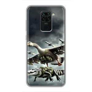 Чохол з мемами траралело тралала для Xiaomi Redmi Note 9 (Гусіні і крокоділо)