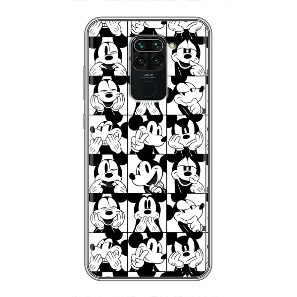 Чехол с рисунком «Коллаж Микки Маус» для Xiaomi Redmi Note 9 Чехол с рисунком «Коллаж Микки Маус» для Xiaomi Redmi Note 9