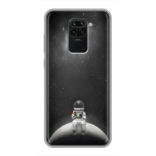 Чехол с рисунком «Космонавт романтик» для Xiaomi Redmi Note 9
