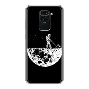 Силіконовый Чохол з принтом "Космонавти" на Xiaomi Redmi Note 9 (Космонавт)