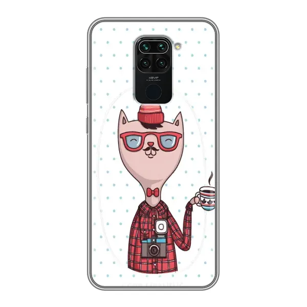 Чехол с рисунком «Кот аристократ» для Xiaomi Redmi Note 9 Чехол с рисунком «Кот аристократ» для Xiaomi Redmi Note 9