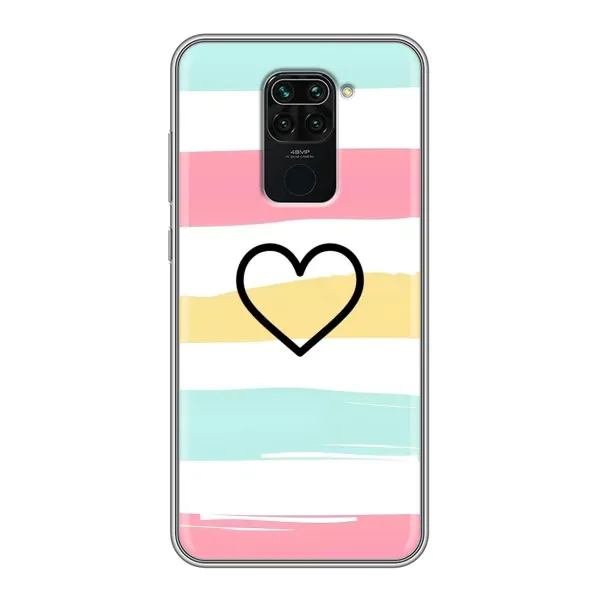 Чехол с рисунком «Красивое сердечко» для Xiaomi Redmi Note 9 Чехол с рисунком «Красивое сердечко» для Xiaomi Redmi Note 9