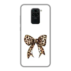 Чохол банти для Xiaomi Redmi Note 9 (Леопардовий бант)