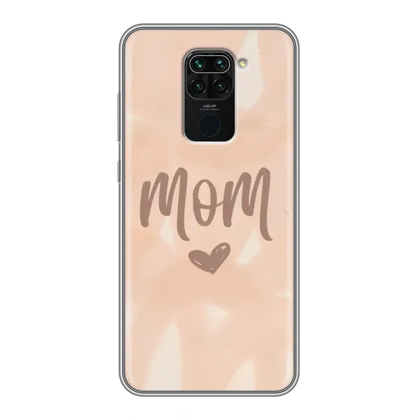 Чехол с рисунком «Love mom» для Xiaomi Redmi Note 9 Чехол с рисунком «Love mom» для Xiaomi Redmi Note 9