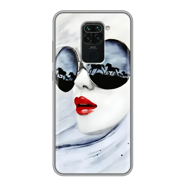 Чехол с рисунком «Любительница коней» для Xiaomi Redmi Note 9 Чехол с рисунком «Любительница коней» для Xiaomi Redmi Note 9