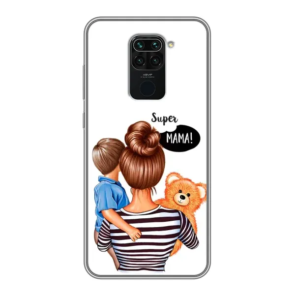 Чехол с рисунком «Мама и сын» для Xiaomi Redmi Note 9 Чехол с рисунком «Мама и сын» для Xiaomi Redmi Note 9