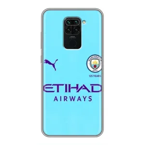 Силіконові Чохли з принтом Футбол на Xiaomi Redmi Note 9 (Man City)
