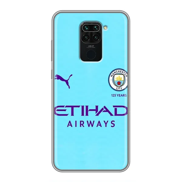 Чехол с рисунком «Man City» для Xiaomi Redmi Note 9 Чехол с рисунком «Man City» для Xiaomi Redmi Note 9