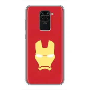 Чехол Супергерой Железный человек на Xiaomi Redmi Note 9 (Man)