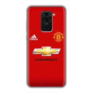 Силіконові Чохли з принтом Футбол на Xiaomi Redmi Note 9 (Man United)