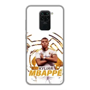 Чехол (TPU) с Футболистом на Xiaomi Redmi Note 9 (Мбаппе Реал)
