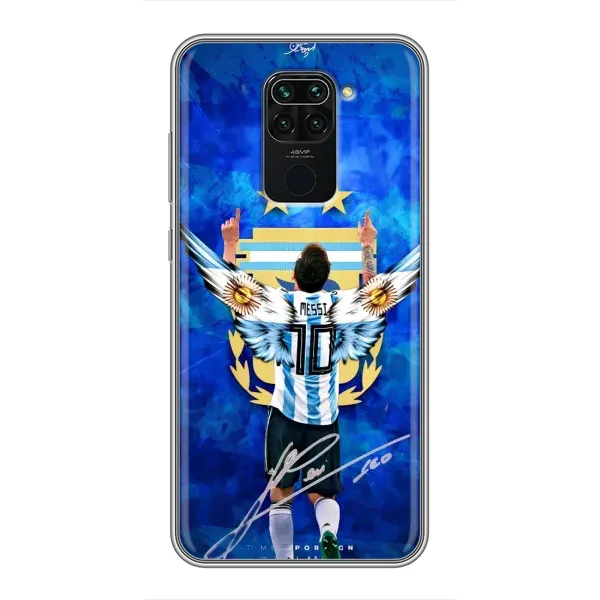Чехол с рисунком «Месси Аргентина» для Xiaomi Redmi Note 9 Чехол с рисунком «Месси Аргентина» для Xiaomi Redmi Note 9