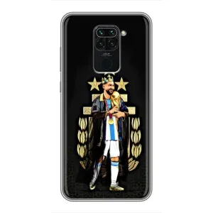 Чехлы Лео Месси Аргентина для Xiaomi Redmi Note 9 (Месси король)