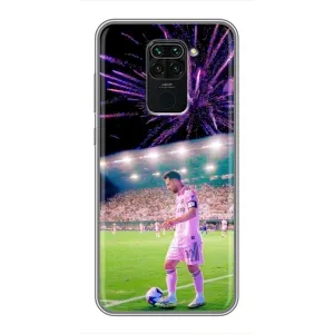 Чехлы Лео Месси в Майами на Xiaomi Redmi Note 9 (Месси в Майами)
