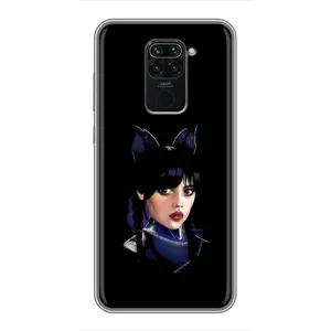 Чехлы с принтом Уэнсдей на Xiaomi Redmi Note 9 (Милая Уэнсдей)