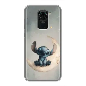 Чехол с рисунком Стич для Xiaomi Redmi Note 9 (Милый Стич)