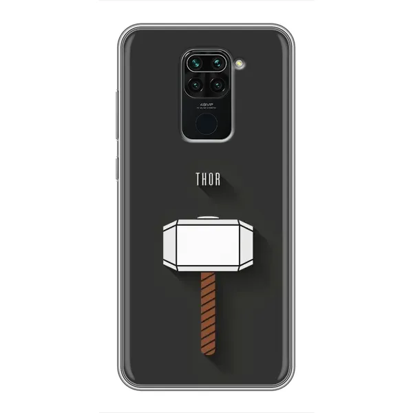 Чехол с рисунком «Молот Тора» для Xiaomi Redmi Note 9