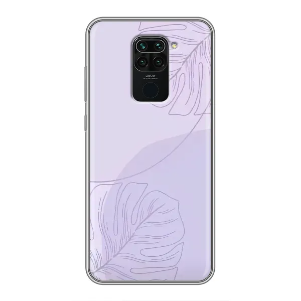 Чехол с рисунком «Монстера фиолетовая» для Xiaomi Redmi Note 9 Чехол с рисунком «Монстера фиолетовая» для Xiaomi Redmi Note 9