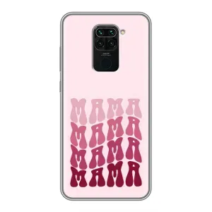 Чехлы на день мамы для Редми Нот 9 (Надпись мама)