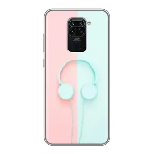 Дівчачий Чохол для Xiaomi Redmi Note 9 (Навушники)