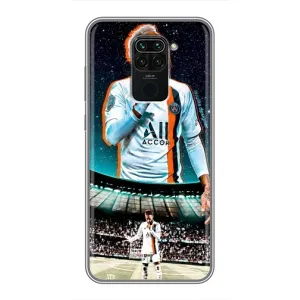 Силиконовый Чехол Xiaomi Redmi Note 9 (Неймар ПСЖ)