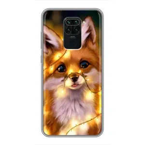 Чохол з Лисичкою для Xiaomi Redmi Note 9 (Новорічне лисеня)
