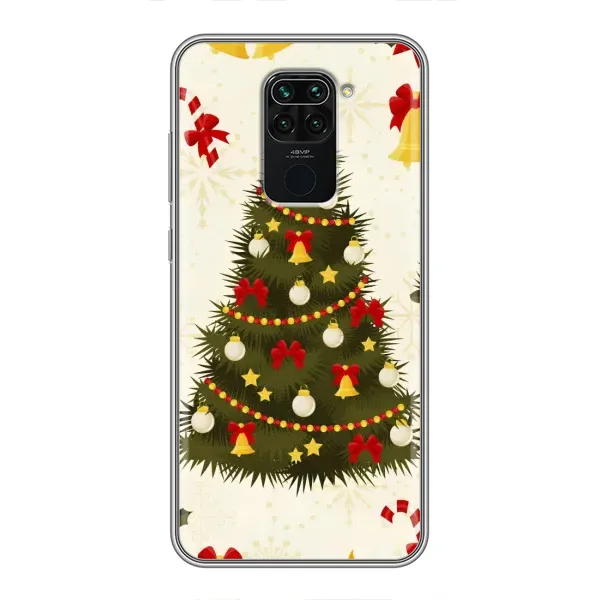 Чехол с рисунком «Новогодний принт» для Xiaomi Redmi Note 9 Чехол с рисунком «Новогодний принт» для Xiaomi Redmi Note 9