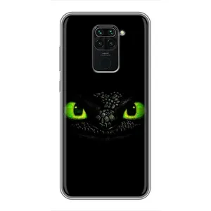 Чехол дракон Беззубик для Xiaomi Redmi Note 9 (Глаза Беззубика)