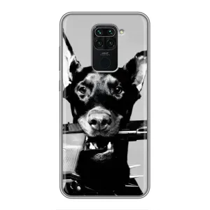 Чохол ДОБЕРМАН для Xiaomi Redmi Note 9 (Небезпечний доберман)