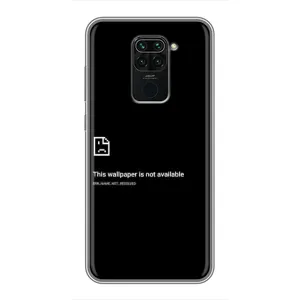 Чохол з малюнком «Помилка» для Xiaomi Redmi Note 9