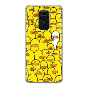 Силіконовий бампер з картинкою звірів для Xiaomi Redmi Note 9 (Особливий)