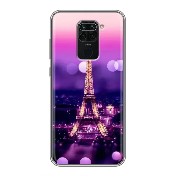 Чехол с рисунком «Париж башня» для Xiaomi Redmi Note 9 Чехол с рисунком «Париж башня» для Xiaomi Redmi Note 9