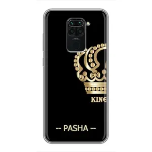 Чехлы с мужскими именами для Xiaomi Redmi Note 9 (PASHA)
