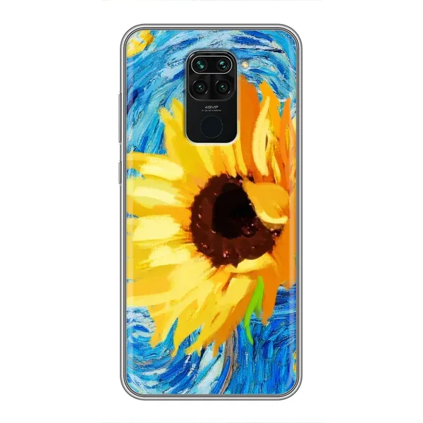 Чехол с рисунком «Подсолнух цветок» для Xiaomi Redmi Note 9 Чехол с рисунком «Подсолнух цветок» для Xiaomi Redmi Note 9