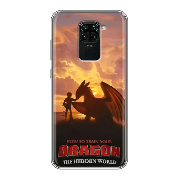 Чехол с рисунком «Постер Беззубика» для Xiaomi Redmi Note 9 Чехол с рисунком «Постер Беззубика» для Xiaomi Redmi Note 9