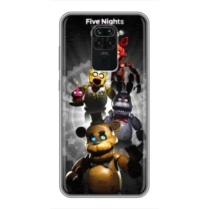 Чехол с рисунком «Пять ночей» для Xiaomi Redmi Note 9