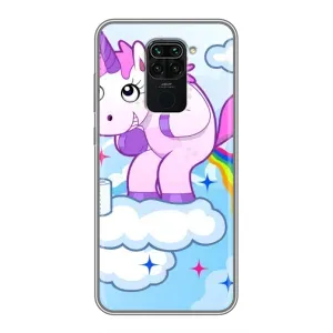Чохол Unicorn на Xiaomi Redmi Note 9 (Веселка Єдиноріга)