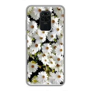 Чохол з ромашками на Xiaomi Redmi Note 9 (Рамка в ромашках)