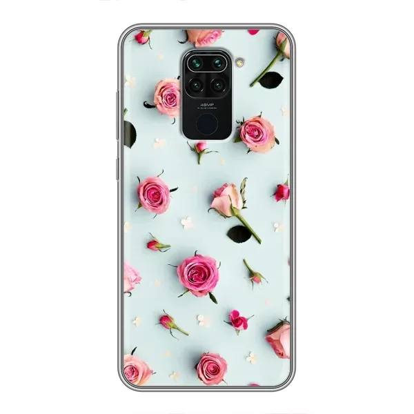 Чехол с рисунком «Разные цветы» для Xiaomi Redmi Note 9 Чехол с рисунком «Разные цветы» для Xiaomi Redmi Note 9